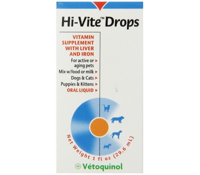 Vetoquinol Hi-Vite витамины в каплях